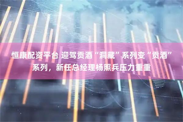恒康配资平台 迎驾贡酒“洞藏”系列变“贡酒”系列，新任总经理杨照兵压力重重